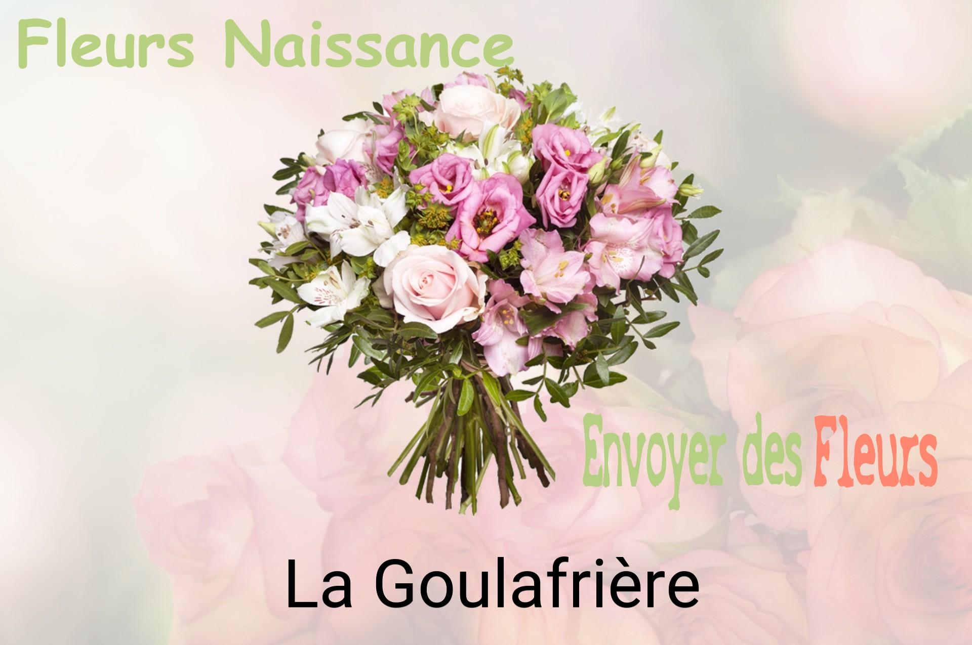 Bouquet de fleurs de naissance livré à La Goulafrière
